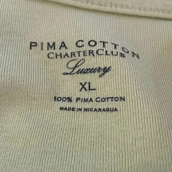 Charter Club Pima Cotton boatneck tee, size XL EUC - Picture 3 of 6
